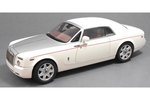 販売終了: KYOSHO 1/18 Rolls-Royce Phantom Coupe English White  [No.KS08861EW]
