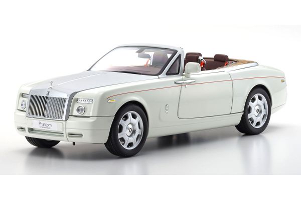 KYOSHO ORIGINAL 1/18scale Rolls Royce Phantom Drophead Coupe (English White)  [No.KS08871EW2]