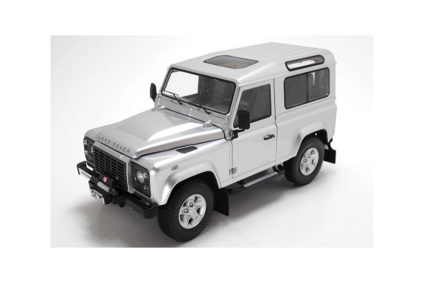 KYOSHO 1/18scale Land Rover Defender 90 Indus silver [No.KS08901IS]