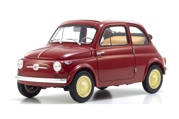 KYOSHO ORIGINAL 1/18scale Fiat NUOVA 500 (Coral Red)  [No.KS08966R]
