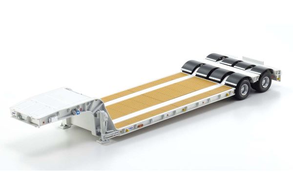 KYOSHO ORIGINAL 1/43scale NIPPON TREX Low Bed Semi-Trailer (White)  [No.KS67376W]