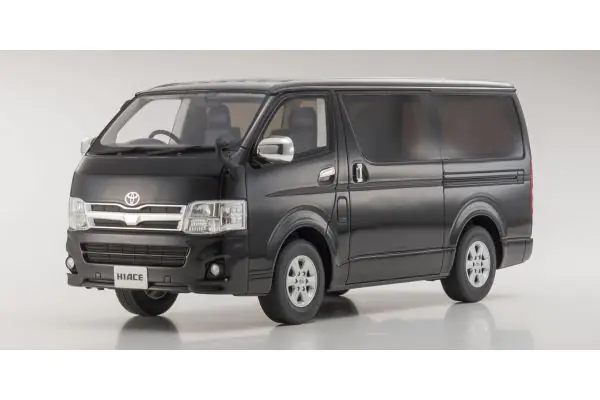 京商 ミニカー | 販売終了: SAMURAI 1/18 Toyota Hiace Super GL Black 