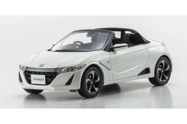 京商 ミニカー | 販売終了: SAMURAI 1/18 Honda S660 α White [No