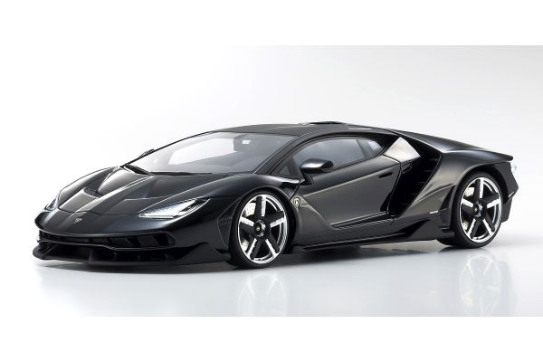 販売終了: KYOSHO 1/18 Lamborghini Centenario Black [No.KSR18503BK]