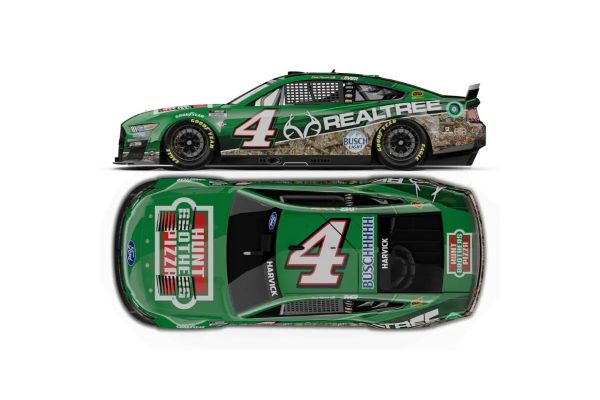 Lionel Racing 1/64scale HUNT BROTHERS PIZZA CAMO GREEN 2023 Ford Mustang Kevin Harvick #4  [No.LR278676]