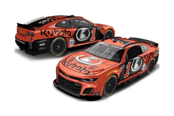 Lionel Racing 1/64 KUBOTA 2024 シボレー カマロ ZL1 ロス･チャスティン #1  [No.LR296953]