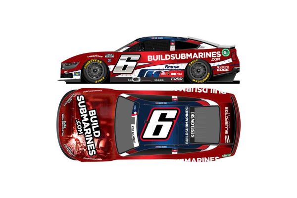 Lionel Racing 1/64 BUILDSUBMARINES.COM SALUTES 2024 フォード マスタング ブラッド･ケセロウスキー #6  [No.LR309004]