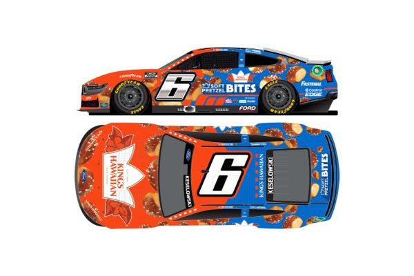 Lionel Racing 1/64 KING'S HAWAIIAN SOFT PRETZEL BITES 2024 フォード マスタング ブラッド･ケセロウスキー #6  [No.LR314398]
