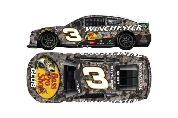 Lionel Racing 1/64 BASS PRO SHOPS 2025 シボレー カマロ オースティン･ディロン #3  [No.LR321907]