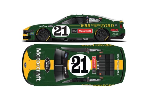 Lionel Racing 1/64 MOTORCRAFT 2025 フォード マスタング ジョシュ･ベリー #21 スローバック  [No.LR325998]