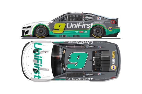 Lionel Racing 1/64 UNIFIRST 2025 シボレー カマロ ZL1 チェイス･エリオット #9 スローバック  [No.LR328647]
