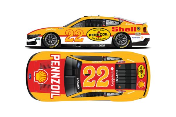 Lionel Racing 1/64 SHELL-PENNZOIL 2025 フォード マスタング ジョーイ･レガーノ #22 スローバック  [No.LR328944]