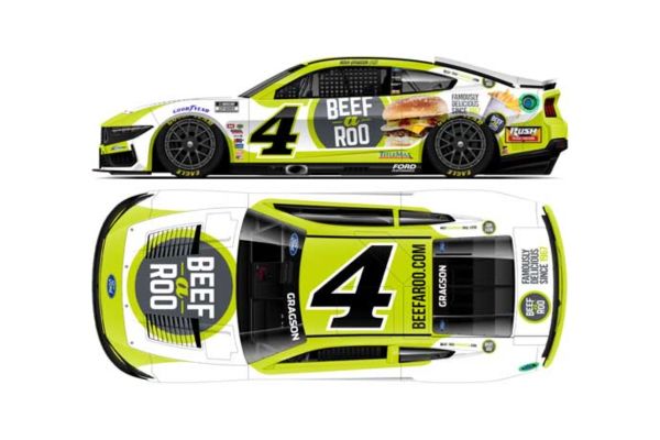 Lionel Racing 1/64 BEEF-A-ROO 2025 フォード マスタング ノア･グラゴソン #4   [No.LR329170]