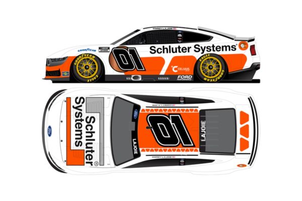 Lionel Racing 1/64 SCHULTER SYSTEMS WHITE 2025 フォード マスタング コリー･ラジョイ #01  [No.LR330923]