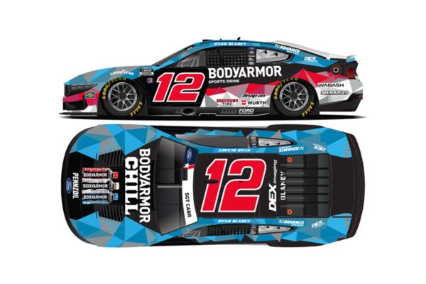 Lionel Racing 1/64 BODYARMOR CHILL 2025 フォード マスタング ライアン･ブレイニー #12  [No.LR332347]