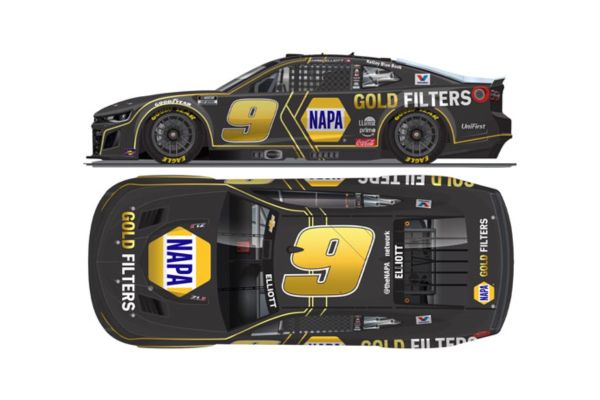 Lionel Racing 1/64 NAPA GOLD FILTERS 2025 シボレー カマロ チェイス･エリオット #9 ストリート オブ シカゴ  [No.LR333139]