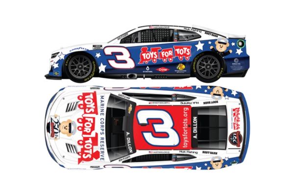 Lionel Racing 1/64 TOYS FOR TOTS 2025 シボレー カマロ オースティン･ディロン #3 ニューハンプシャー  [No.LR339810]
