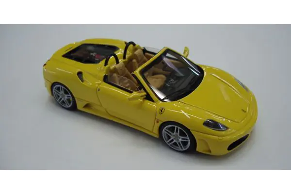 京商 ミニカー | LOOKSMART 1/43scale Ferrari F430 Spider Yellow [No