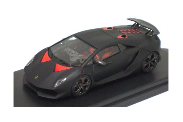 LOOKSMART 1/43scale Lamborghini Sest Elemento Matt Black [No.LS382B]