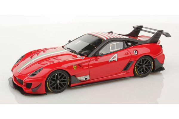 LOOKSMART 1/43scale Ferrari 599XX Evo NEW ROSSO F1 2009 No.4  [No.LS400L]