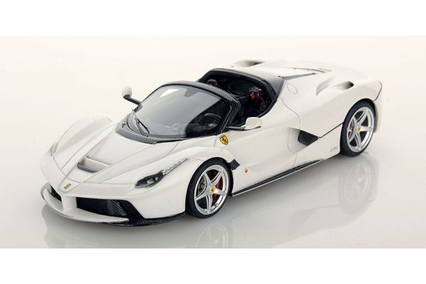 LOOKSMART 1/43scale La Ferrari Aperta 2016 Italian White/Silver Stone Gray  [No.LS462C]