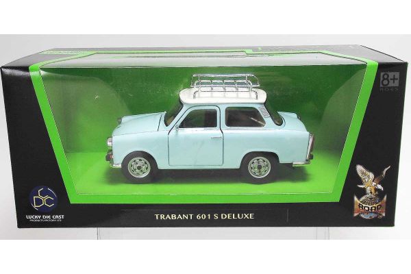 LUCKY DIE CAST 1/24scale Trabant 601 S Deluxe LIGHT BLUE [No.LUC24217LB]