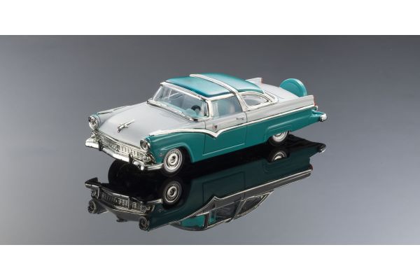 LUCKY DIE CAST 1/43scale 1955 Ford Crown Victoria WHITE/LIGHT GREEN [No.LUC94202WG]