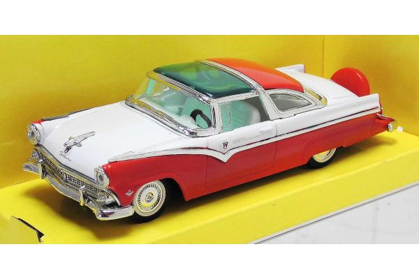 LUCKY DIE CAST 1/43scale 1955 Ford Crown Victoria WHITE/RED [No.LUC94202WR]