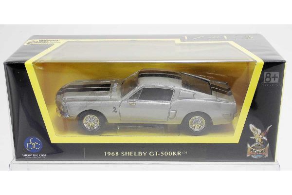 LUCKY DIE CAST 1/43scale 1968 Shelby GT-500KR SILVER [No.LUC94214S]