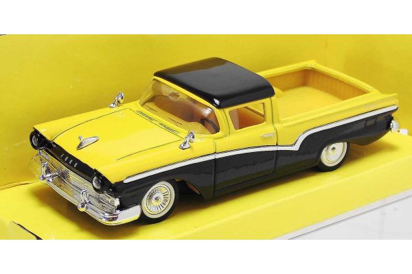 LUCKY DIE CAST 1/43scale 1957 Ford Ranchero YELLOW/BLACK [No.LUC94215YB]