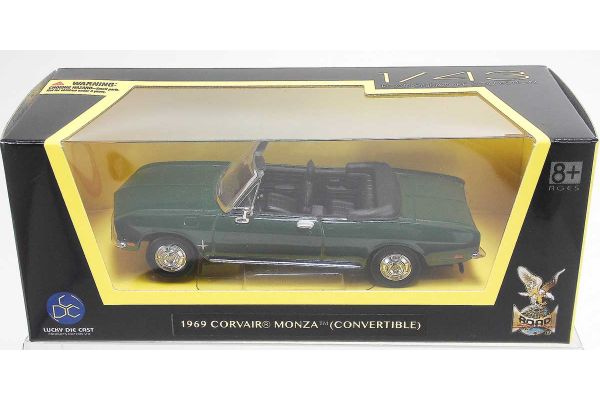 LUCKY DIE CAST 1/43scale 1969 Corvair Monza GREEN [No.LUC94241GR]