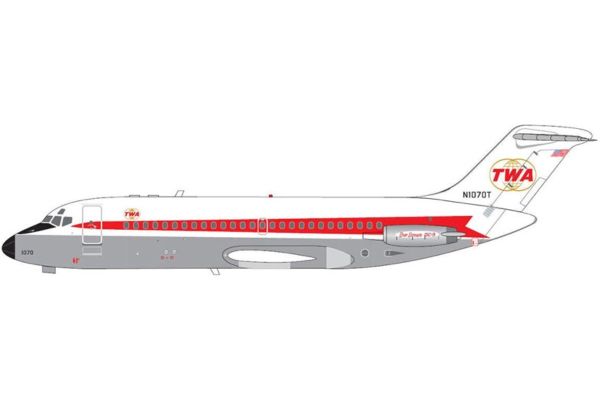 V1:400 1/400 ダグラス DC-9-15 トランス･ワールド航空 N1070T  [No.MCV400008]