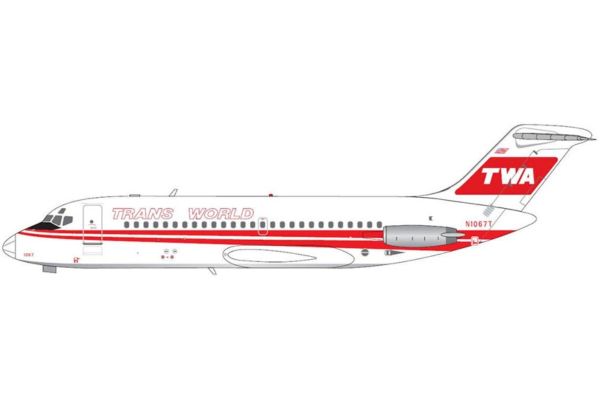 V1:400 1/400 ダグラス DC-9-15 トランス･ワールド航空 N1067T  [No.MCV400009]