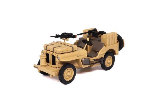 Militaria 1/43 ウィリス ジープ 1/4t ヴィッカースK機関銃 イギリス軍 SAS  [No.MPC24212]