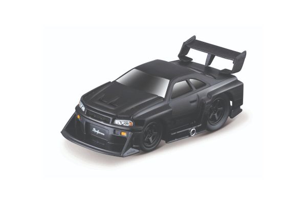 MAISTO 1/64 MM Liberty Walk 1999 ニッサン スカイライン GT-R R34 ブラック  [No.MS15588BK]