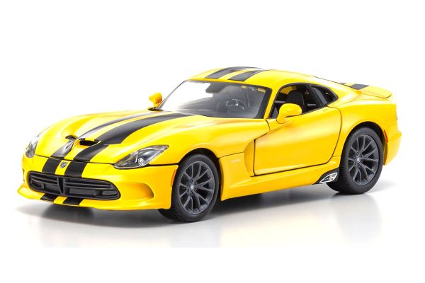 MAISTO 1/18scale 2013 SRT Viper GTS Yellow/Black Stripes  [No.MS31128Y]