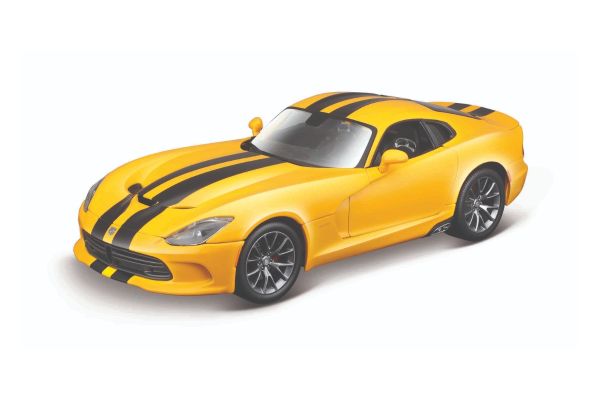 MAISTO 1/18scale 2013 SRT Viper GTS Yellow/Black Stripes  [No.MS31128Y]