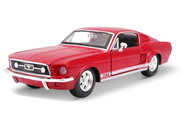 MAISTO 1/24scale Ford Mustang GT 1967 Red  [No.MS31260R]