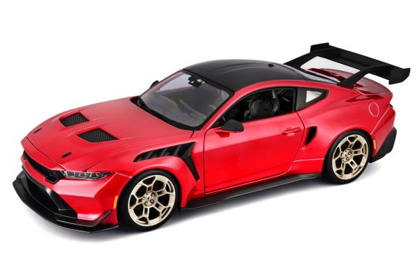 MAISTO 1/18 フォード マスタング GTD 2025 メタリックレッド  [No.MS31468R]