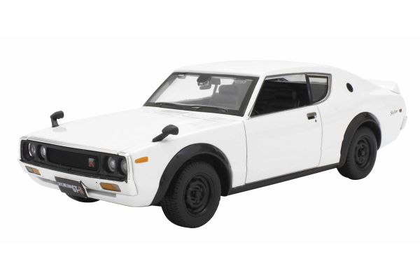 MAISTO 1/24 ニッサン スカイライン 2000GT-R(KPGC110)1973 ホワイト  [No.MS31528W1]