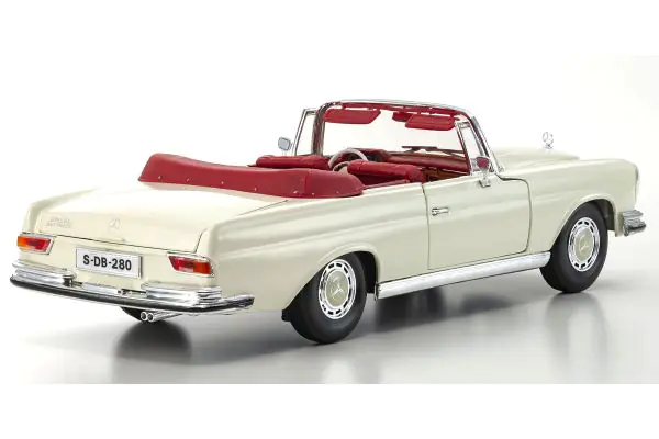 MAISTO 1/18scale Mercedes benz 280se cabriolet 1967 Cream [No