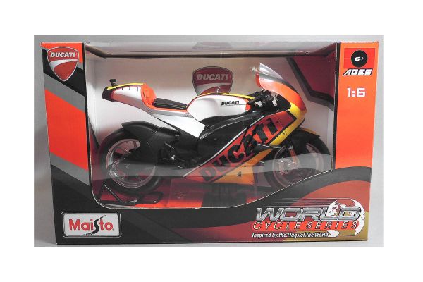 MAISTO 1/6scale Ducati motorcycle (Yellow)  [No.MS32226Y]