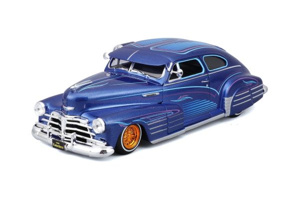 MAISTO 1/24 シボレー フリートライン ローライダー 1948 ブルー  [No.MS32553]