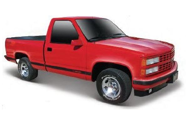 MAISTO 1/24scale Chevrolet 454 SS Pickup Truck 1993 Red  [No.MS32901R]
