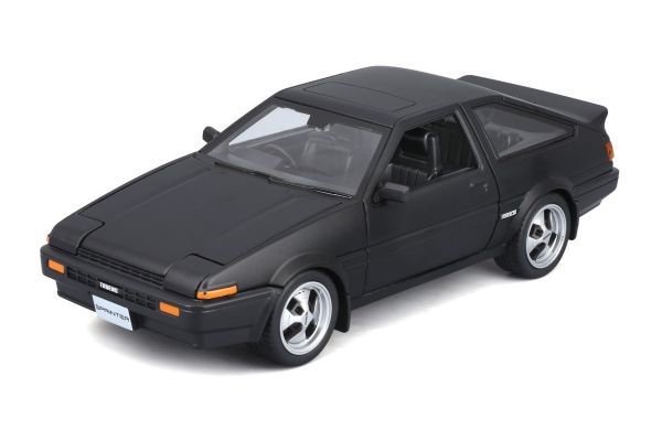 MAISTO 1/24 トヨタ スプリンター トレノ (AE86) マットブラック  [No.MS32916BK]