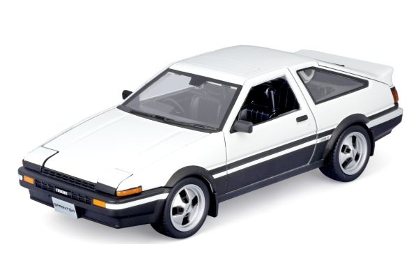 MAISTO 1/24 トヨタ スプリンター トレノ (AE86) ホワイト/ブラック  [No.MS32916WT]