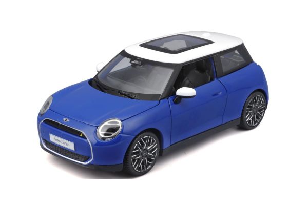MAISTO 1/24 ミニ クーパー SE(JO1) ブルー/ホワイト  [No.MS32926BL]