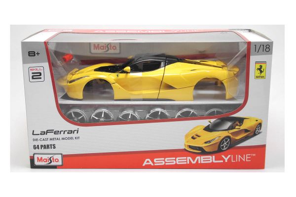 MAISTO 1/18scale Ferrari AL - La Ferrari (Yellow) assembly kit  [No.MS39897]