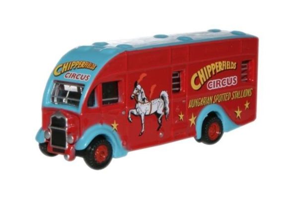 OXFORD 1/148 アルビオン ホースボックス Chipperfield Spotted Stallions  [No.OXNAH006]