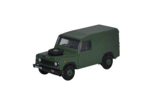 OXFORD 1/148scale ランドローバー ディフェンダー110 ハードトップ 英国陸軍 Green [No.OXNDEF003]